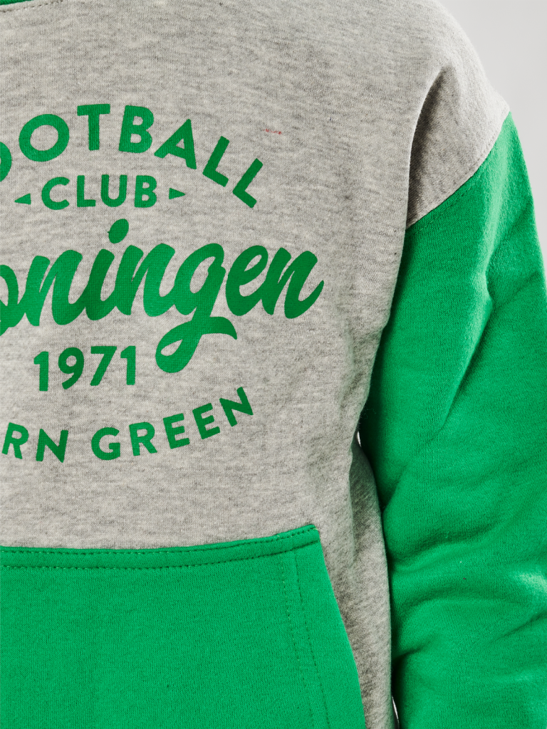 FC Groningen Kids Hoody | Born Green | Grijs/Groen