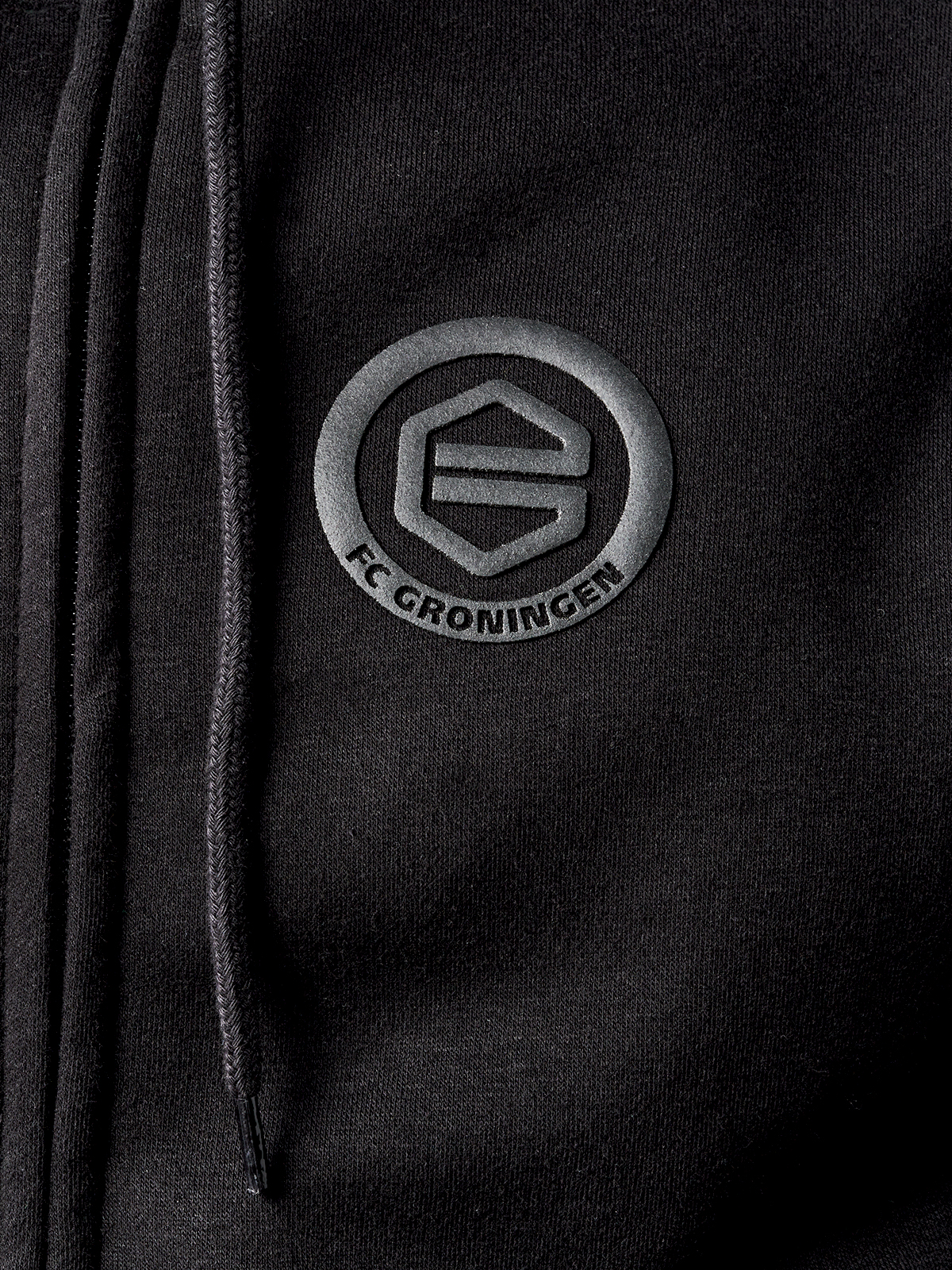 FC Groningen Full Zip Hoody | Logo | Zwart