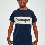FC Groningen T-Shirt | Groningen | Navy-wit | Kids