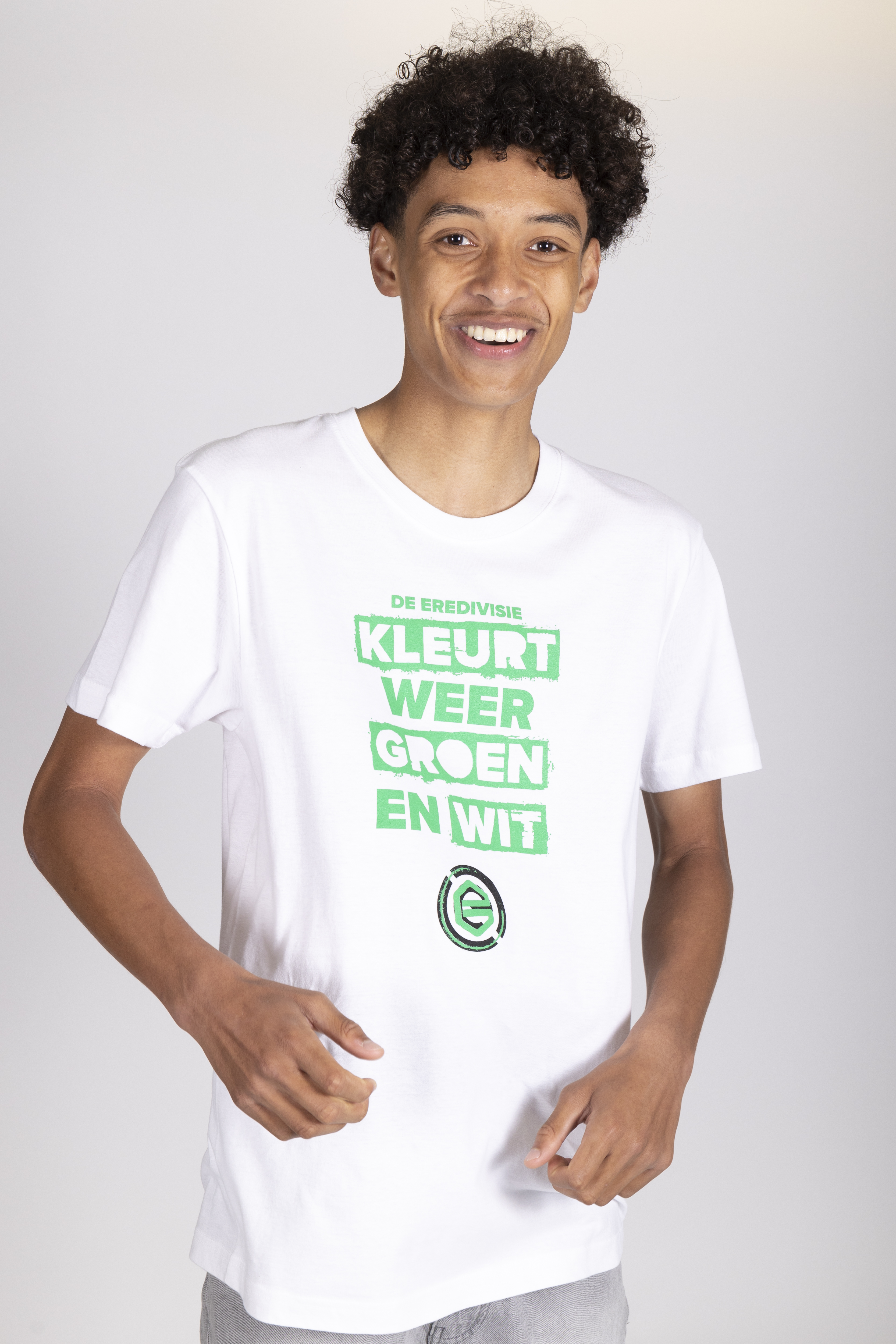 FC Groningen T-Shirt | Eredivisie Kleurt Groen en Wit | Wit