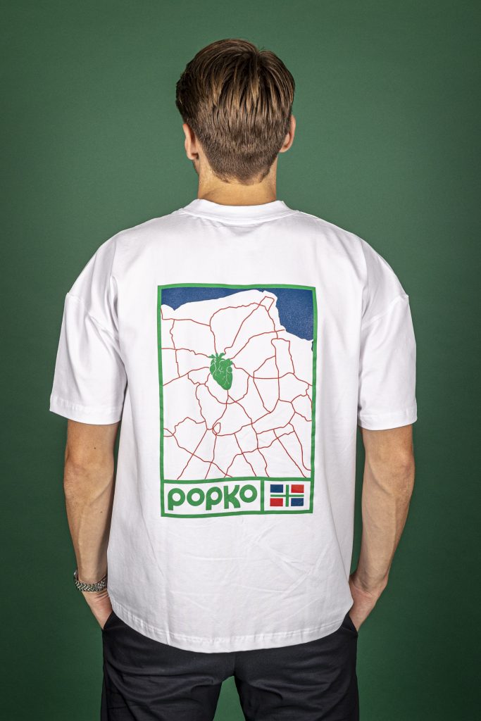 POPKO | T-shirt Ommeland | Wit