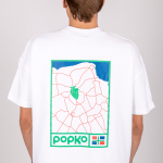 POPKO | T-shirt Ommeland | Wit