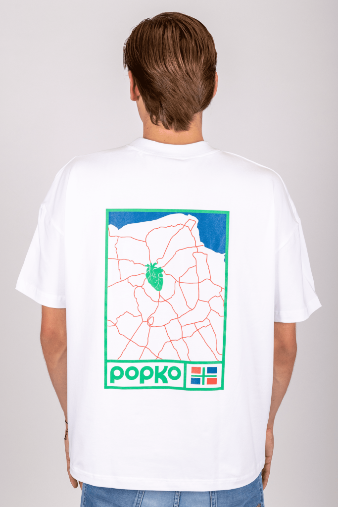 POPKO | T-shirt Ommeland | Wit