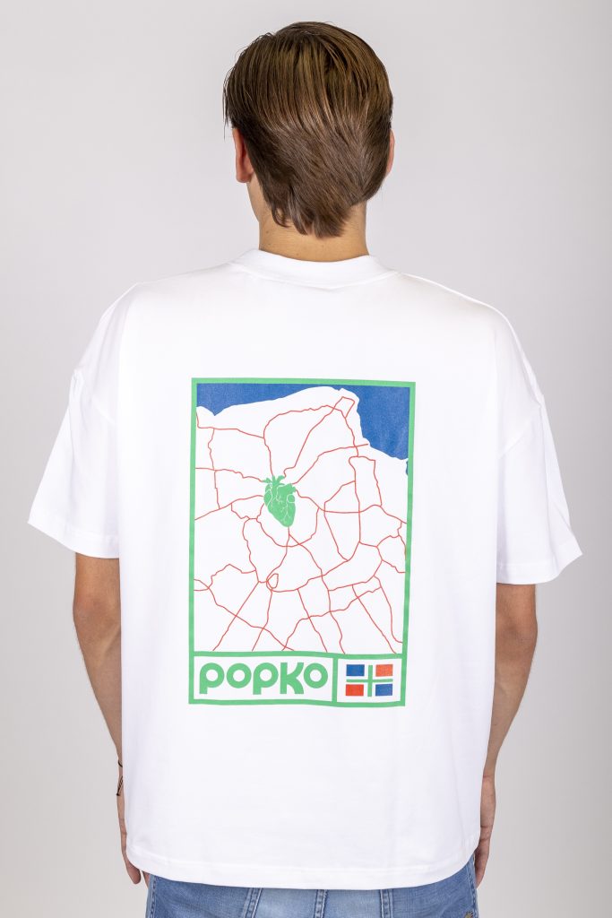 POPKO | T-shirt Ommeland | Wit