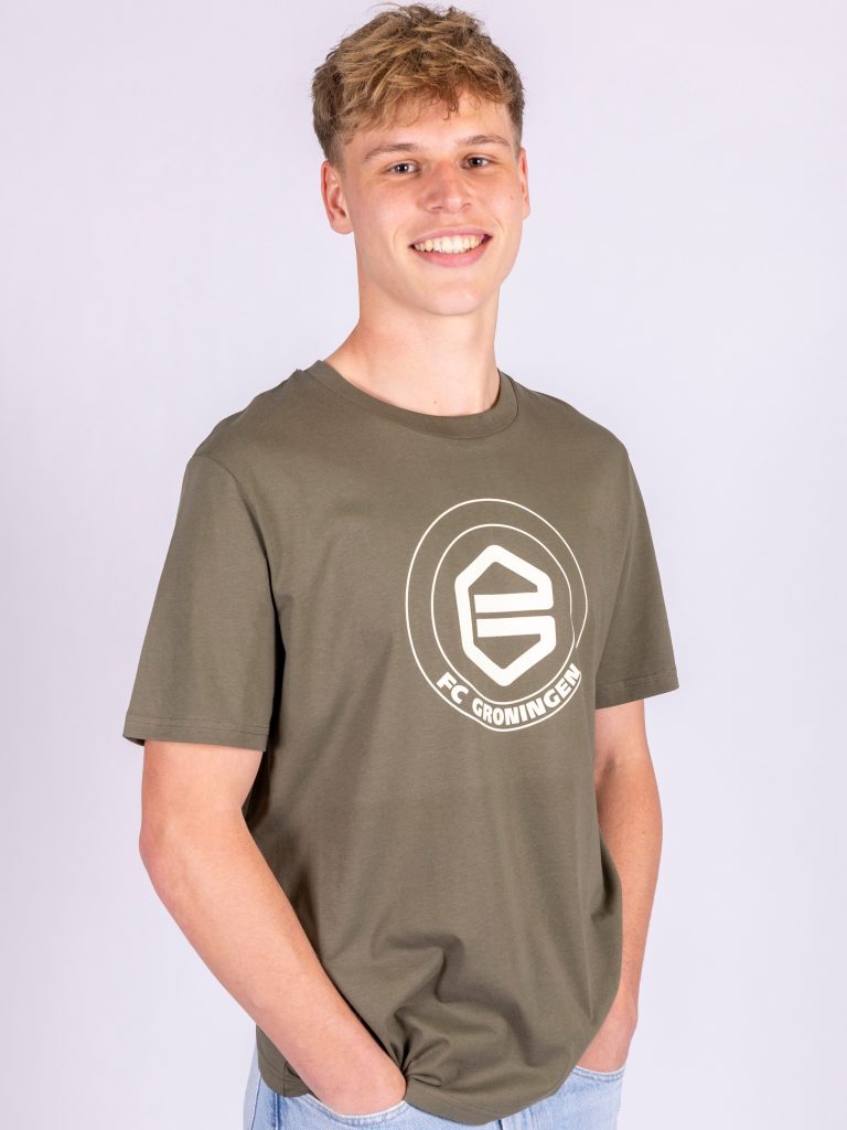 FC Groningen T-Shirt Logo | Khaki