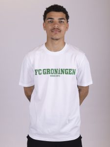  FC Groningen T-Shirt | Groningen Martinitoren | Wit - 3XL