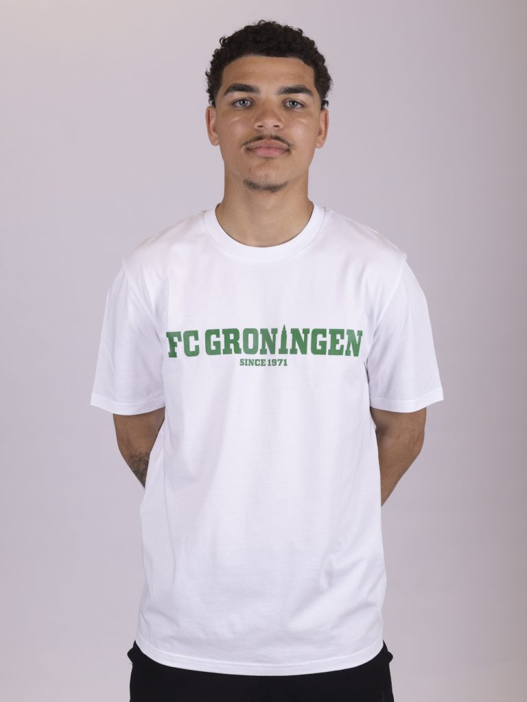  FC Groningen T-Shirt | Groningen Martinitoren | Wit