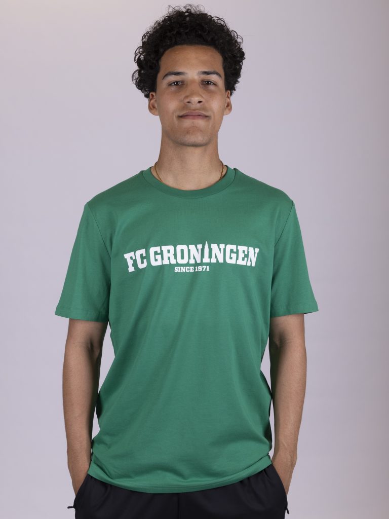 FC Groningen T-Shirt | Groningen Martinitoren | Groen