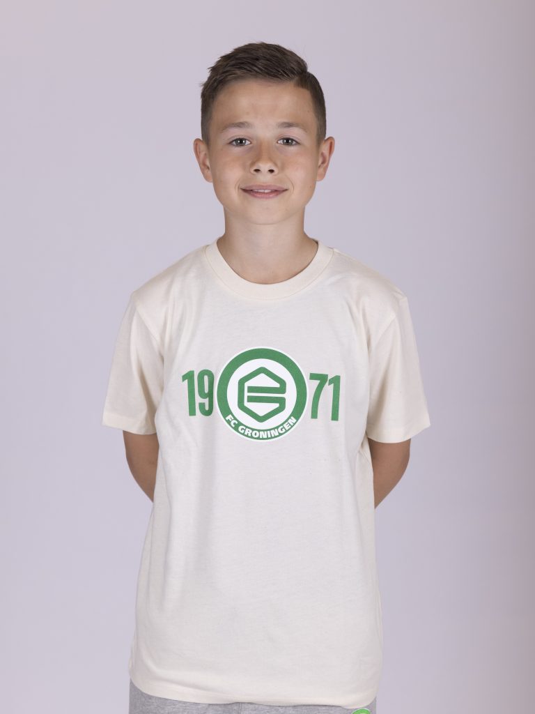 FC Groningen T-Shirt | 19Logo71 | Off White | Kids