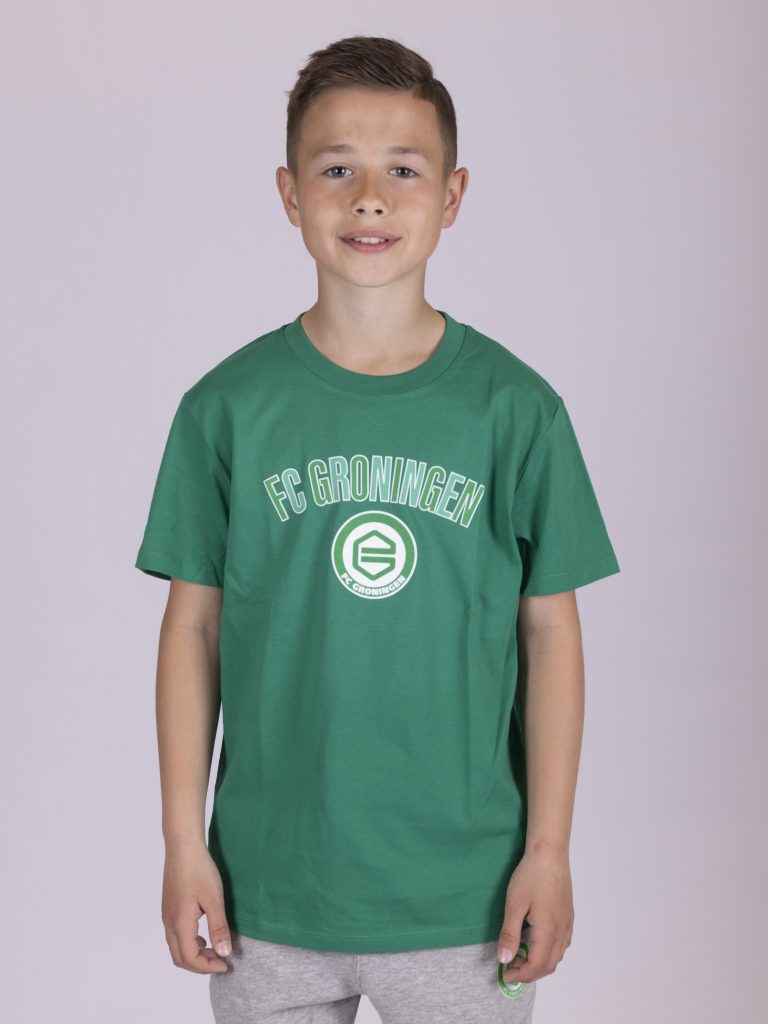 FC Groningen T-Shirt | Multicolour logo | Groen | Kids