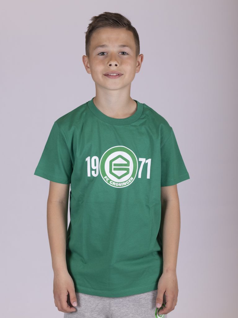 FC Groningen T-Shirt | 19Logo71 | Groen | Kids