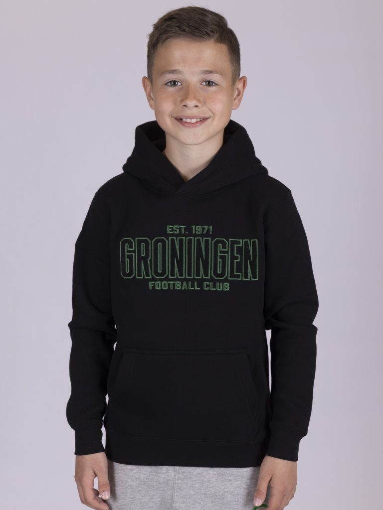 FC Groningen Hoody Football Club | Zwart | Kids