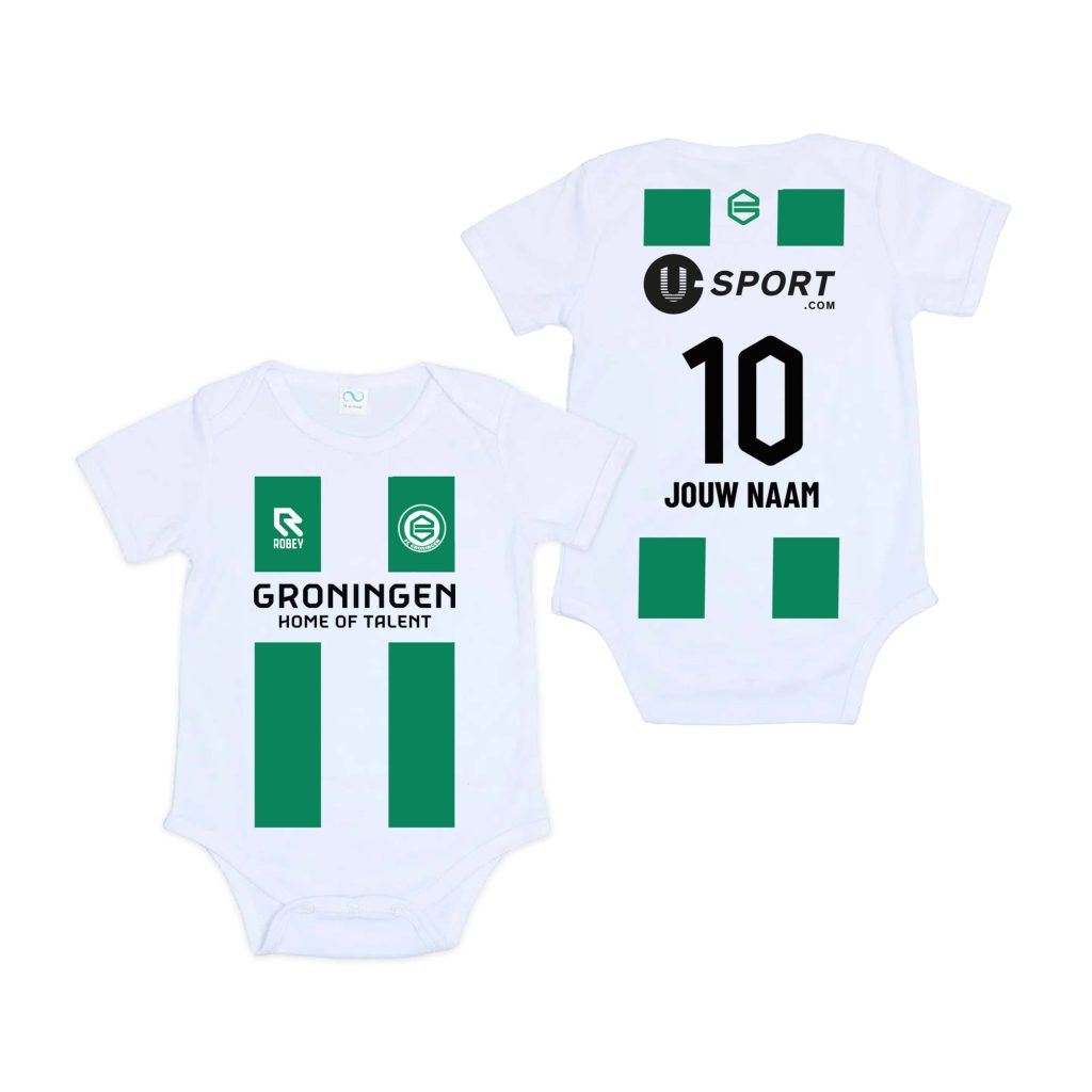 FC Groningen Romper Thuis Met Naam/Nummer