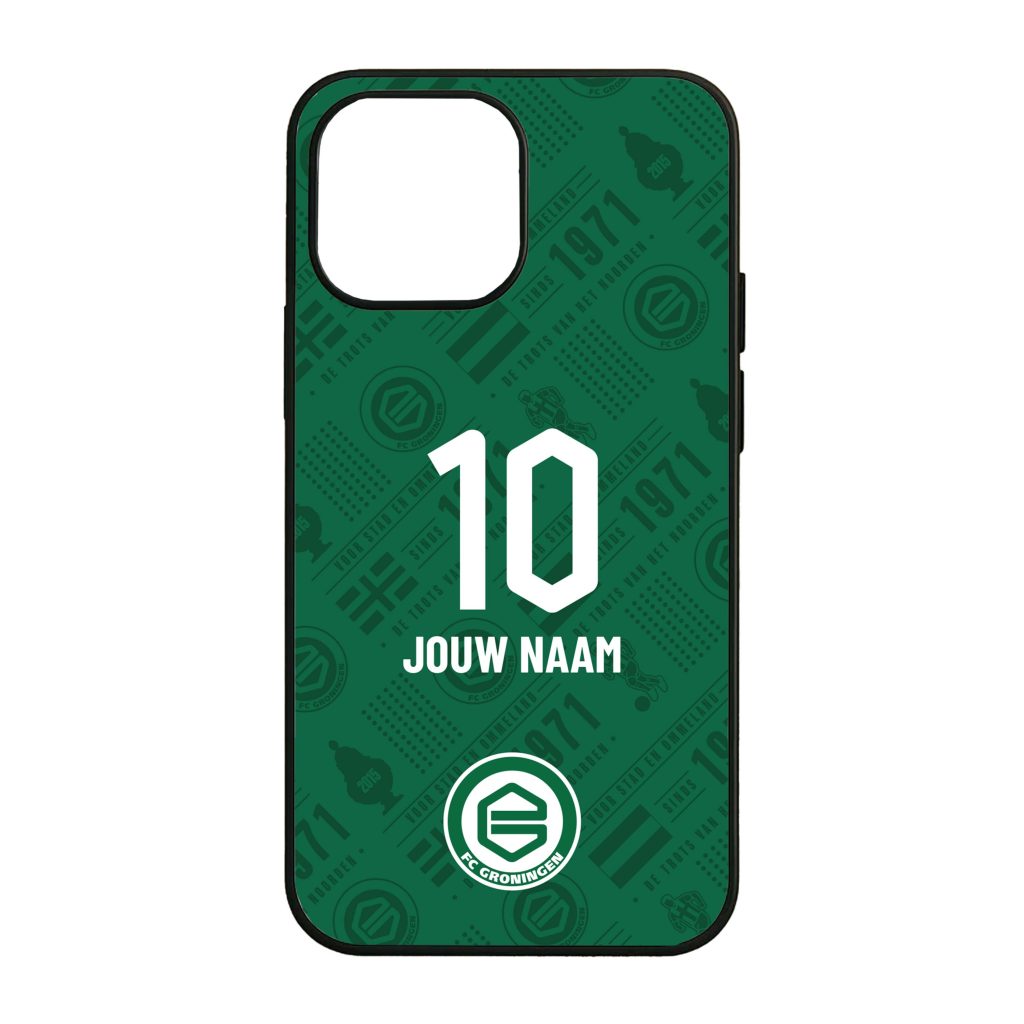 FC Groningen Telefoonhoesje IPhone Met Naam/Nummer