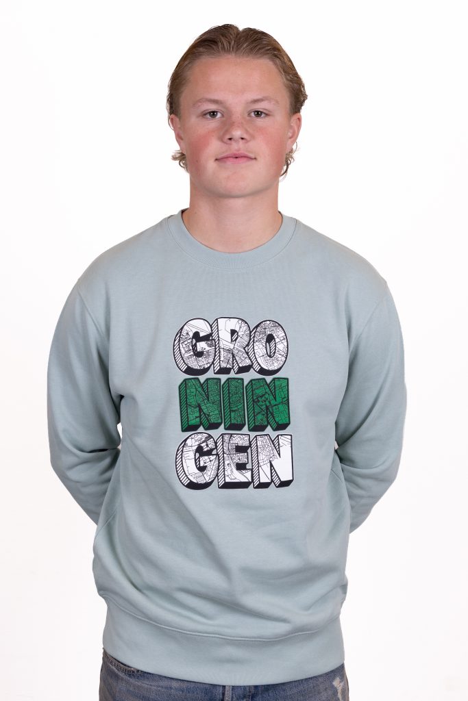 FC Groningen Sweater | Plattegrond Groningen | Licht Groen